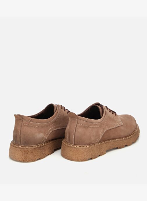 Erkek Nubuk Deri Bej Termo Taban Günlük Ayakkabı 02AYH313950A300 - Görsel 5