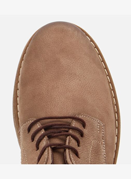 Erkek Nubuk Deri Bej Termo Taban Günlük Ayakkabı 02AYH313950A300 - Görsel 6