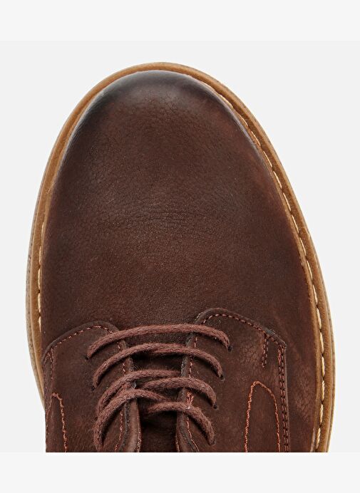 Erkek Nubuk Deri Kahverengi Termo Taban Günlük Ayakkabı 02AYH313950A480 - Görsel 6