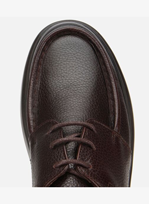 Erkek Deri Kahverengi Yumuşak Dokulu Comfort Günlük Ayakkabı 02AYH313970A480 - Görsel 6