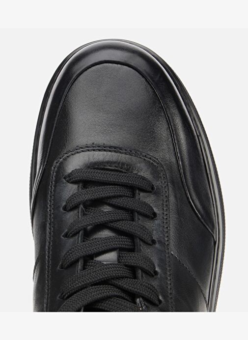 Erkek Deri Siyah Yumuşak Dokulu Günlük Ayakkabı 02AYH314150A100 - Görsel 6
