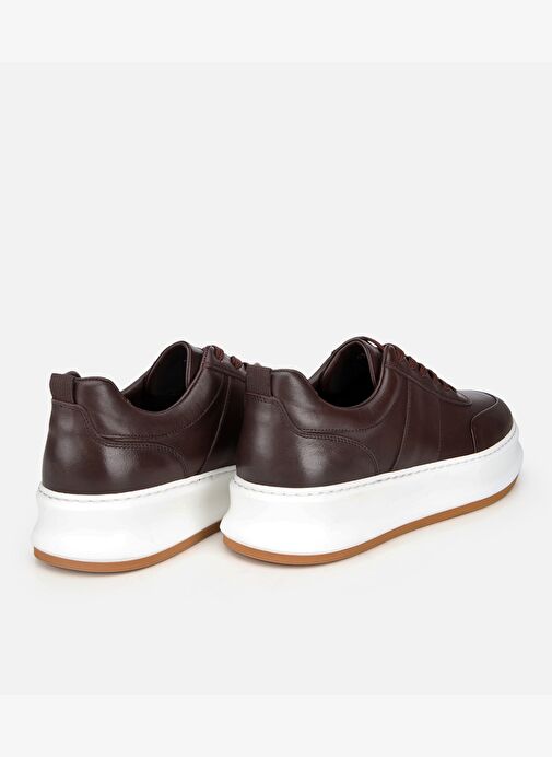 Erkek Deri Kahverengi Yumuşak Dokulu Günlük Ayakkabı 02AYH314150A480 - Görsel 5