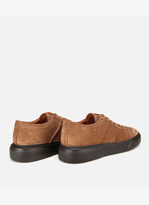 Erkek Süet Deri Taba Düz Günlük Ayakkabı 02AYH316650A340 - Görsel 5