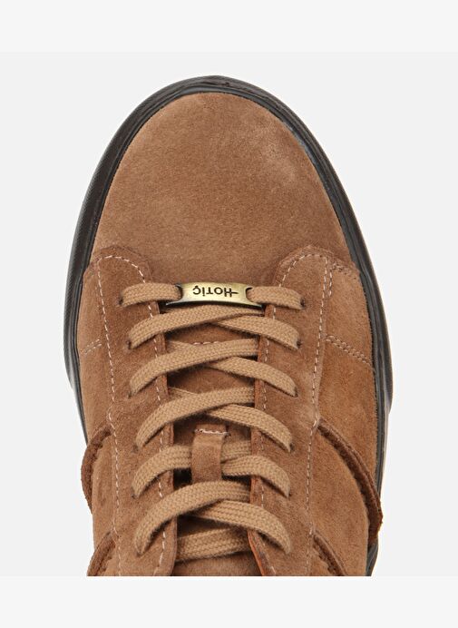 Erkek Süet Deri Taba Düz Günlük Ayakkabı 02AYH316650A340 - Görsel 6