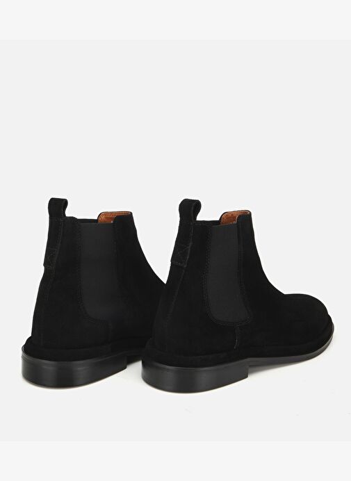 Erkek Süet Deri Siyah Lastik Detaylı Chelsea Bot 02BOH312240A100 - Görsel 5