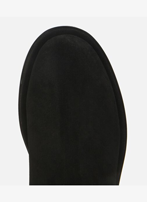 Erkek Süet Deri Siyah Lastik Detaylı Chelsea Bot 02BOH312240A100 - Görsel 6