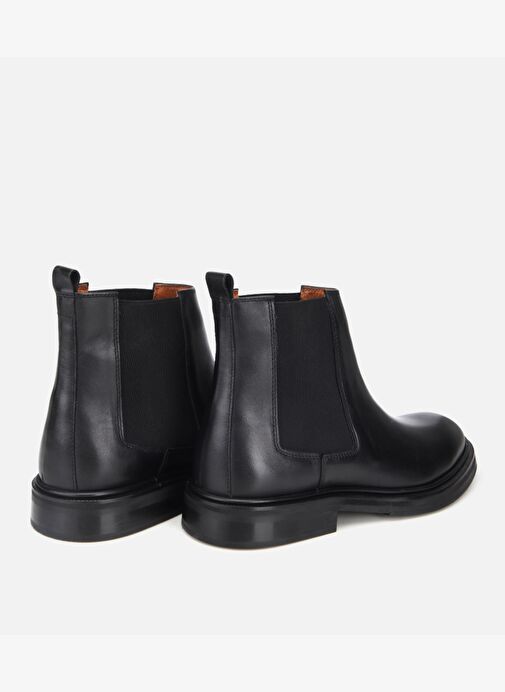 Erkek Deri Siyah Lastik Detaylı Chelsea Bot 02BOH312260A100 - Görsel 5