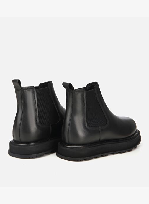 Erkek Deri Kahverengi Lastik Detaylı Chelsea Bot 02BOH314170A100 - Görsel 5