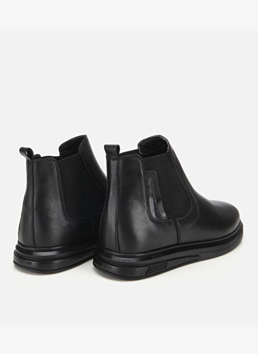 Erkek Deri Siyah Lastik Detaylı Comfort Chealsea Bot 02BOH315340A100 - Görsel 5