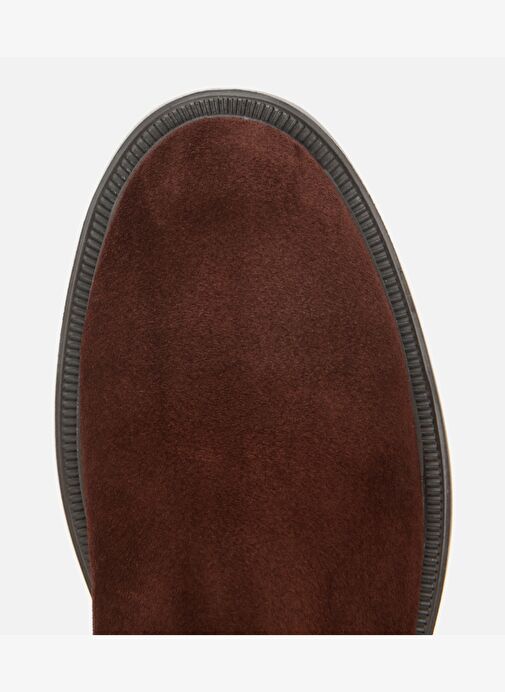 Erkek Deri Kahverengi Lastik Detaylı Chelsea Bot 02BOH318160A480 - Görsel 6