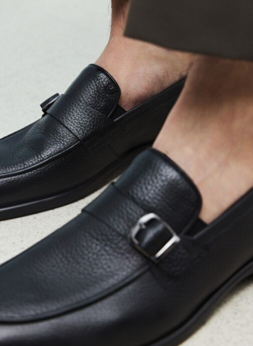 Ziya Ziya, Erkek Hakiki Deri Ayakkabı 151986Z4073 Siyah Casual Ayakkabı | Boyner Siyah - 6. görsel