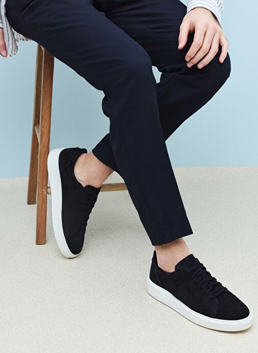 Ziya, Erkek Hakiki Deri Sneaker 1511026Z8952 Lacivert - Görsel 2