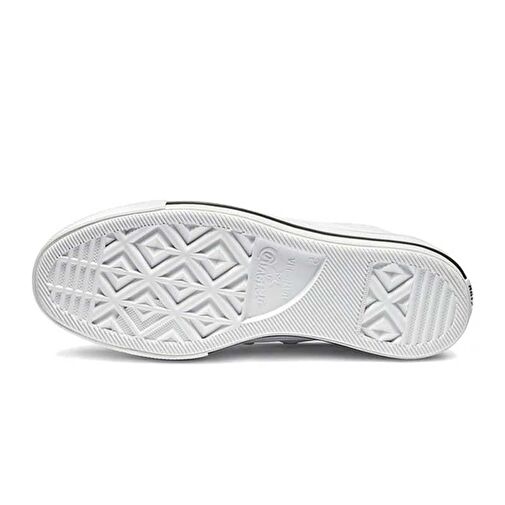 Converse Chuck Taylor All Star Leather Platform Kadın Günlük Ayakkabı 561676C Beyaz - Görsel 5