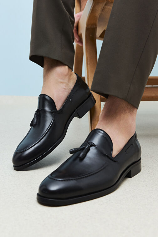 Ziya, Erkek Hakiki Deri Klasik Ayakkabı 1511027Z206 Siyah - Görsel 2