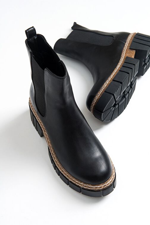 LUZ Siyah Cilt Kadın Bot - Görsel 2