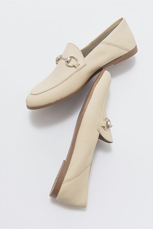 Luvi Shoes Taba Kadın Deri Loafer 63-F03 - Görsel 4