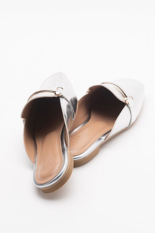 RONDA Gümüş Kadın Terlik - Görsel 6