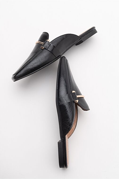 RONDA Siyah Kadın Terlik - Görsel 5