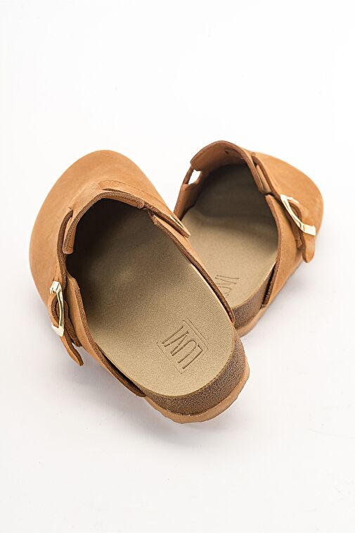 Luvi Shoes Siyah Kadın Süet Terlik 85-7622 - Görsel 5