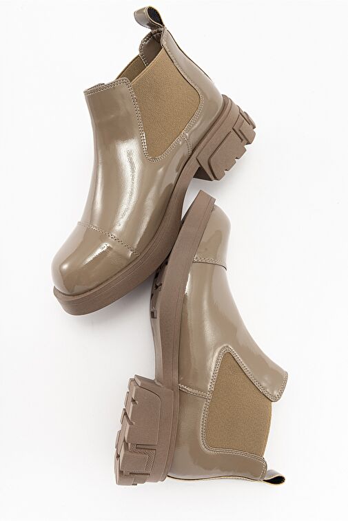 CAFUNE Koyu Bej Rugan Kadın Bot - Görsel 3