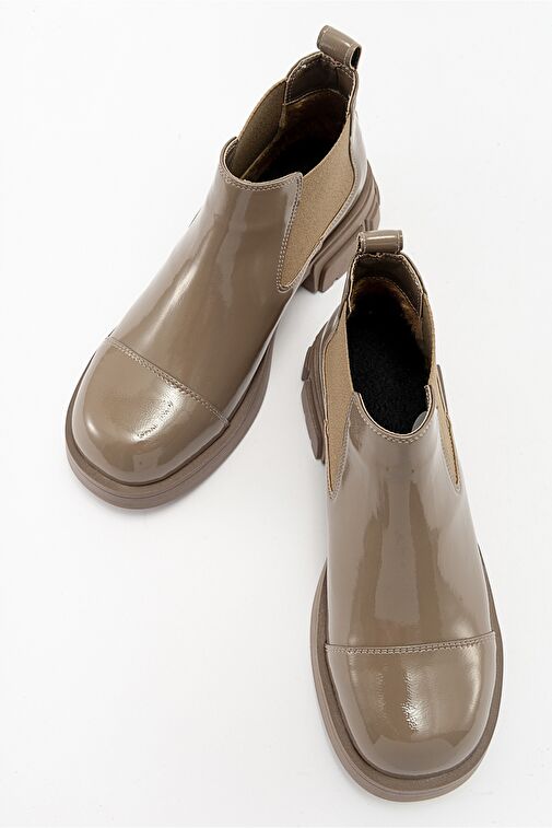 CAFUNE Koyu Bej Rugan Kadın Bot - Görsel 4