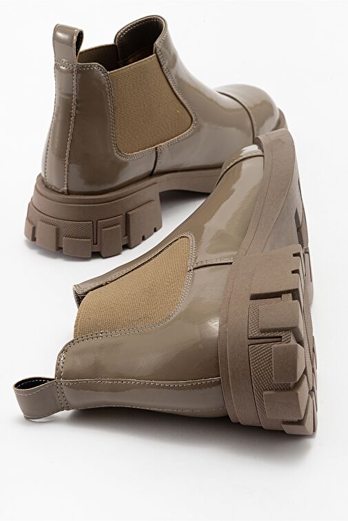 CAFUNE Koyu Bej Rugan Kadın Bot - Görsel 6