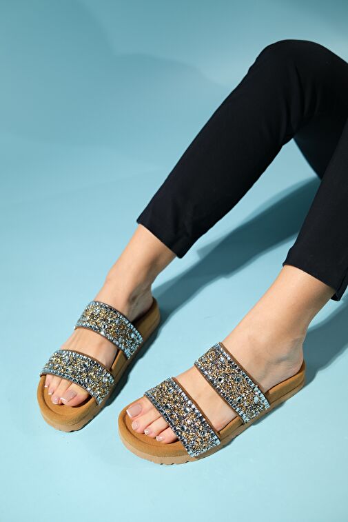 Luvi Shoes Toprak Kadın Deri Terlik 85-700 - Görsel 3