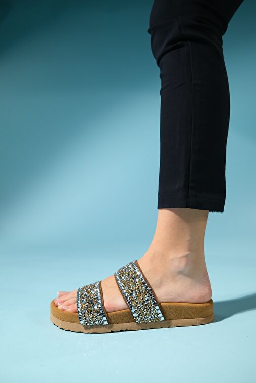 Luvi Shoes Toprak Kadın Deri Terlik 85-700 - Görsel 5