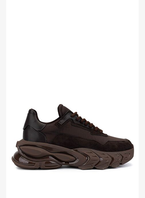Tamer Tanca Kadın Suni Deri Kahverengi Sneakers & Spor Ayakkabı - Görsel 2