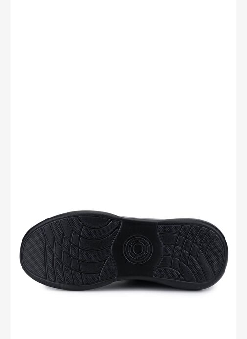 Tamer Tanca Kadın Suni Deri Siyah/Antrasit Sneakers & Spor Ayakkabı - Görsel 5