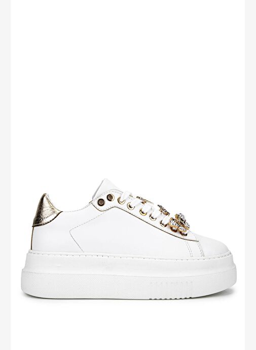 Tamer Tanca Kadın Suni Deri Beyaz Sneakers & Spor Ayakkabı - Görsel 2