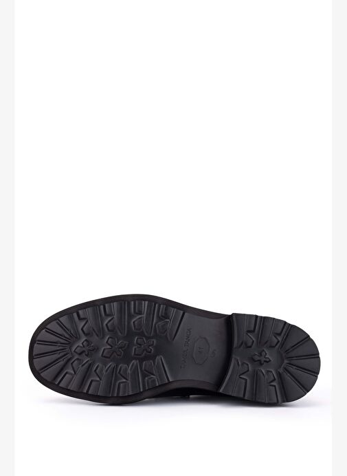 Tamer Tanca Erkek Hakiki Deri Siyah Açma Klasik Ayakkabı - Görsel 4