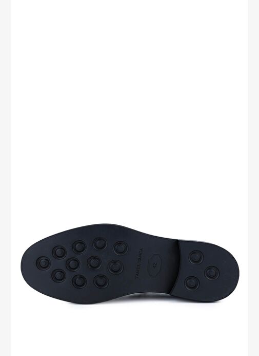 Tamer Tanca Erkek Hakiki Deri Lacivert Klasik Ayakkabı - Görsel 5