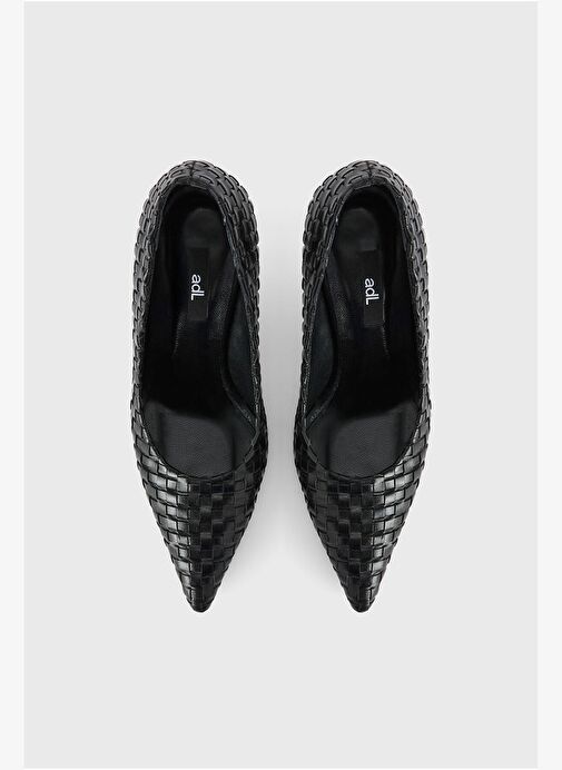 Adl Adl Siyah Deri Ayakkabı Topuklu Ayakkabı | Boyner Siyah - 4. görsel