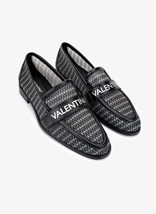 Mario Valentino Kadın Deri & Tekstil Siyah Loafer Ayakkabı - Görsel 3