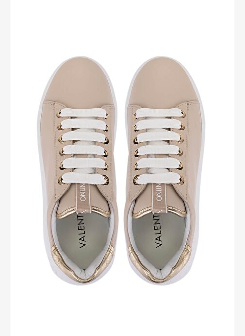 Mario Valentino Kadın Hakiki Deri Bej Sneakers & Spor Ayakkabı - Görsel 7