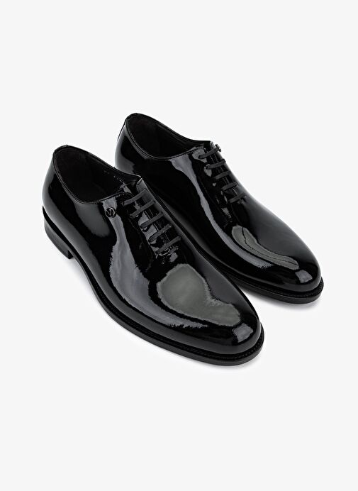 Mario Valentino Erkek Hakiki Deri Siyah Klasik Ayakkabı - Görsel 3