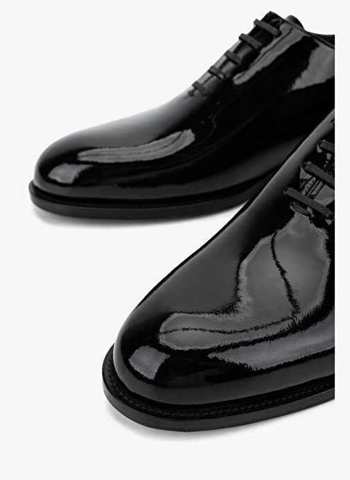 Mario Valentino Erkek Hakiki Deri Siyah Klasik Ayakkabı - Görsel 5