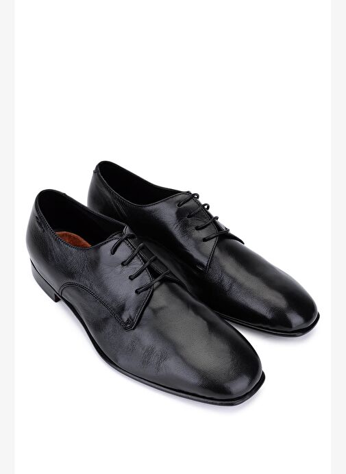 Alexander Hotto Kadın Hakiki Deri Siyah Klasik Ayakkabı - Görsel 3