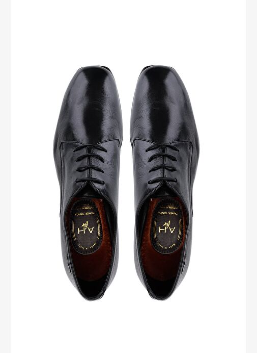 Alexander Hotto Kadın Hakiki Deri Siyah Klasik Ayakkabı - Görsel 6