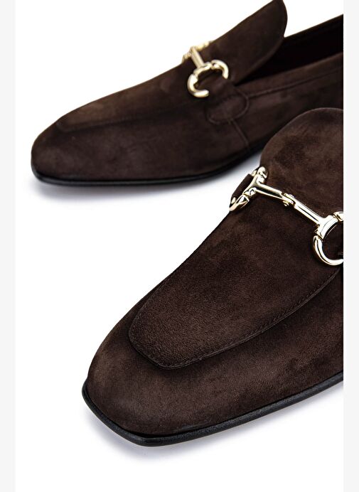 Alexander Hotto Kadın Hakiki Deri Kahverengi Klasik Ayakkabı - Görsel 5