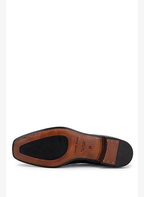 Alexander Hotto Kadın Hakiki Deri Siyah Klasik Ayakkabı - Görsel 4