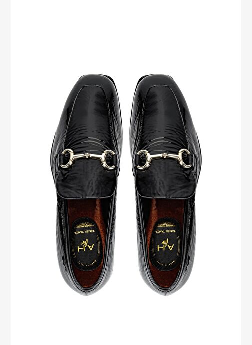 Alexander Hotto Kadın Hakiki Deri Siyah Klasik Ayakkabı - Görsel 6