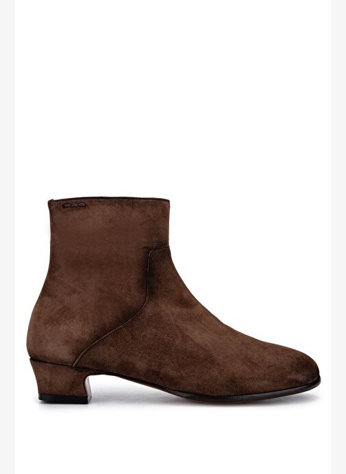 Alexander Hotto Kadın Hakiki Deri Kahverengi Bot - Görsel 2