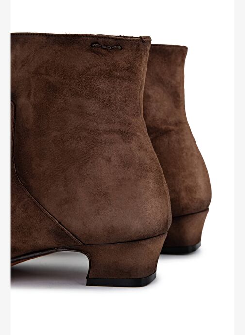 Alexander Hotto Kadın Hakiki Deri Kahverengi Bot - Görsel 6