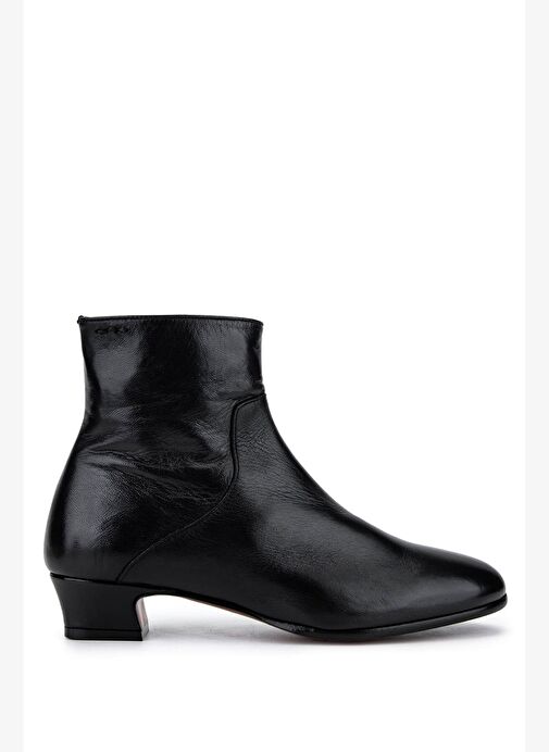 Alexander Hotto Kadın Hakiki Deri Siyah Bot - Görsel 2