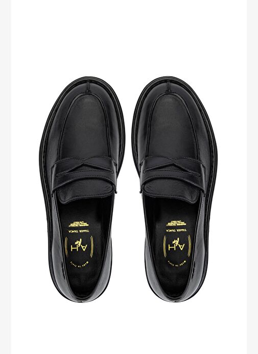 Alexander Hotto Kadın Hakiki Deri Siyah Klasik Ayakkabı - Görsel 6