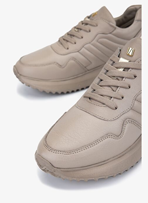 Valmenti Kadın Hakiki Deri Vizon Sneakers & Spor Ayakkabı - Görsel 4