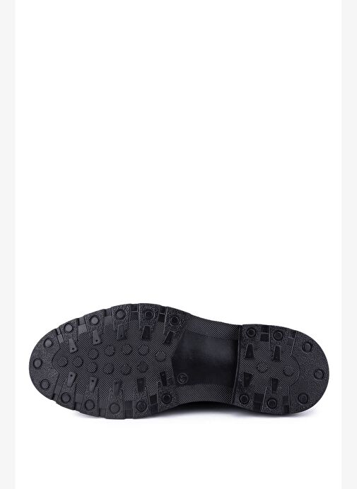 Tamer Tanca Erkek Hakiki Deri Siyah Casual Ayakkabı - Görsel 5