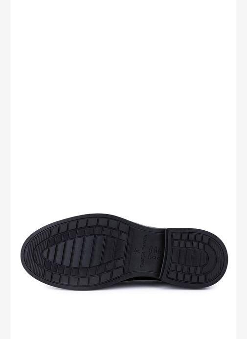 Tamer Tanca Erkek Hakiki Deri Siyah Klasik Ayakkabı - Görsel 5